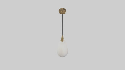 Decorative pendant light model VR / AR / low-poly