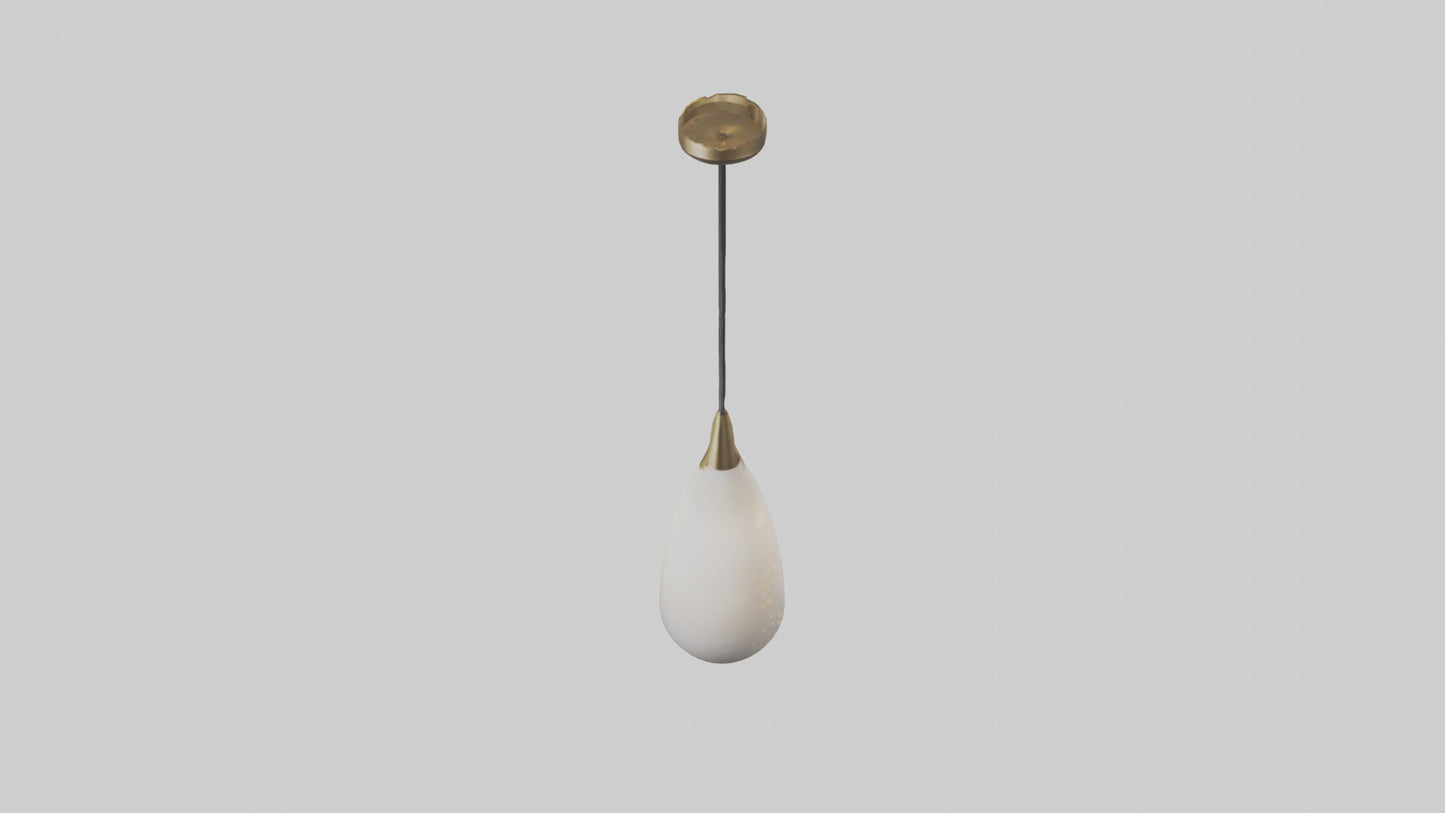 Decorative pendant light model VR / AR / low-poly
