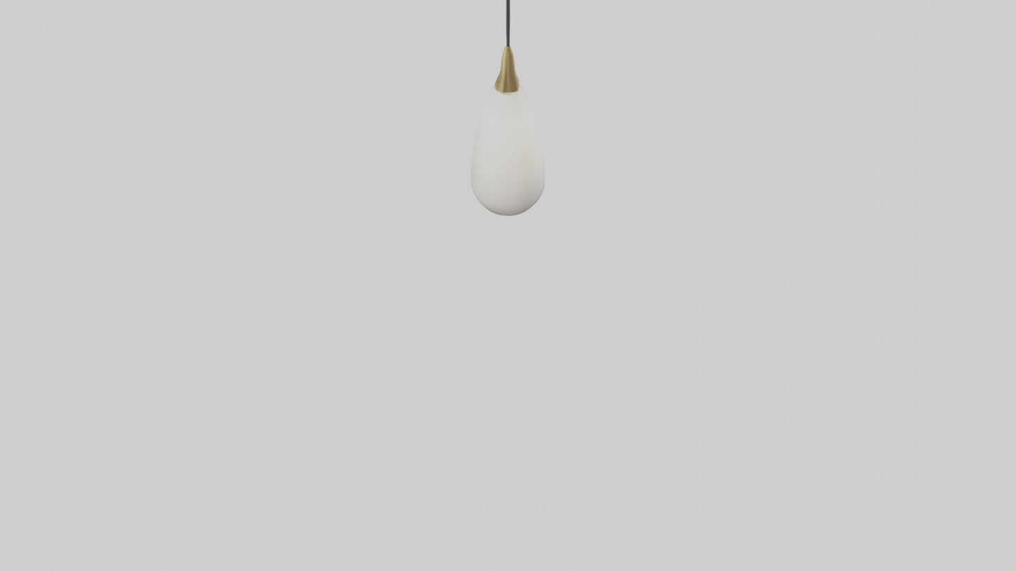 Decorative pendant light model VR / AR / low-poly
