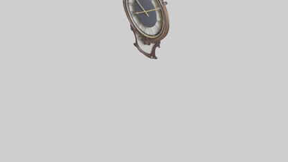 Decorative Wall Clock model VR / AR / low-poly