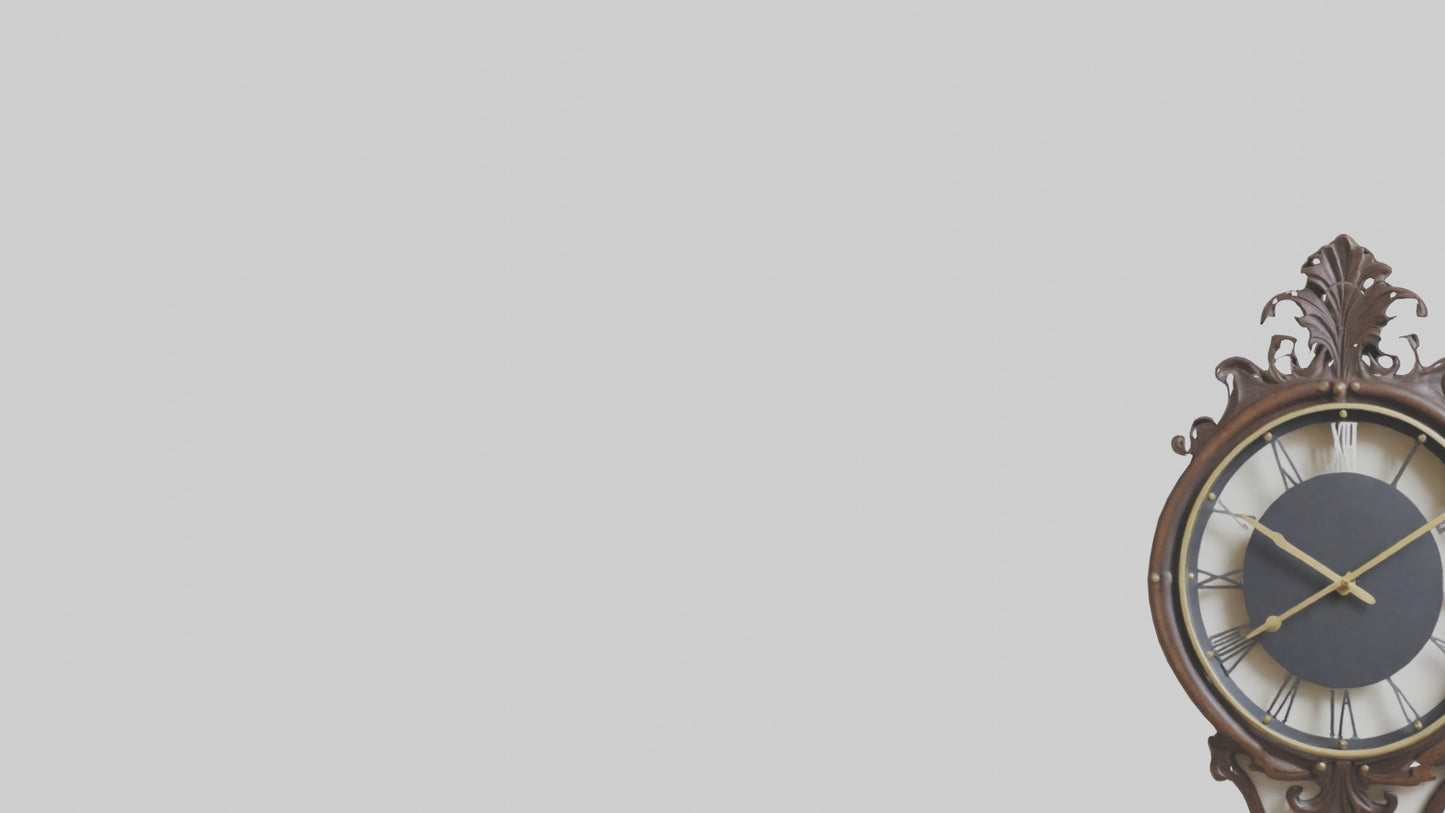 Decorative Wall Clock model VR / AR / low-poly