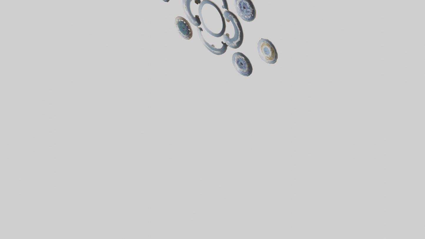 Decorative Wall Plates VR / AR / low-poly