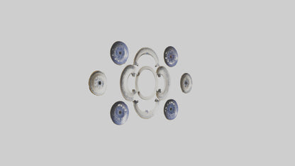 Decorative Wall Plates VR / AR / low-poly