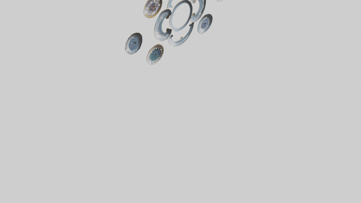 Decorative Wall Plates VR / AR / low-poly