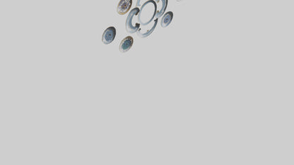 Decorative Wall Plates VR / AR / low-poly