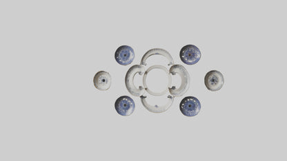 Decorative Wall Plates VR / AR / low-poly