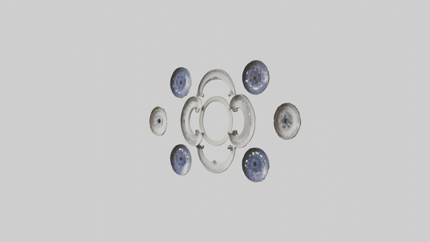 Decorative Wall Plates VR / AR / low-poly