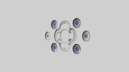 Decorative Wall Plates VR / AR / low-poly