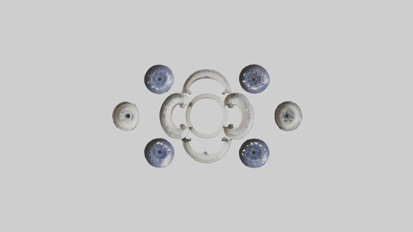 Decorative Wall Plates VR / AR / low-poly