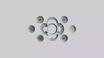 Decorative Wall Plates VR / AR / low-poly