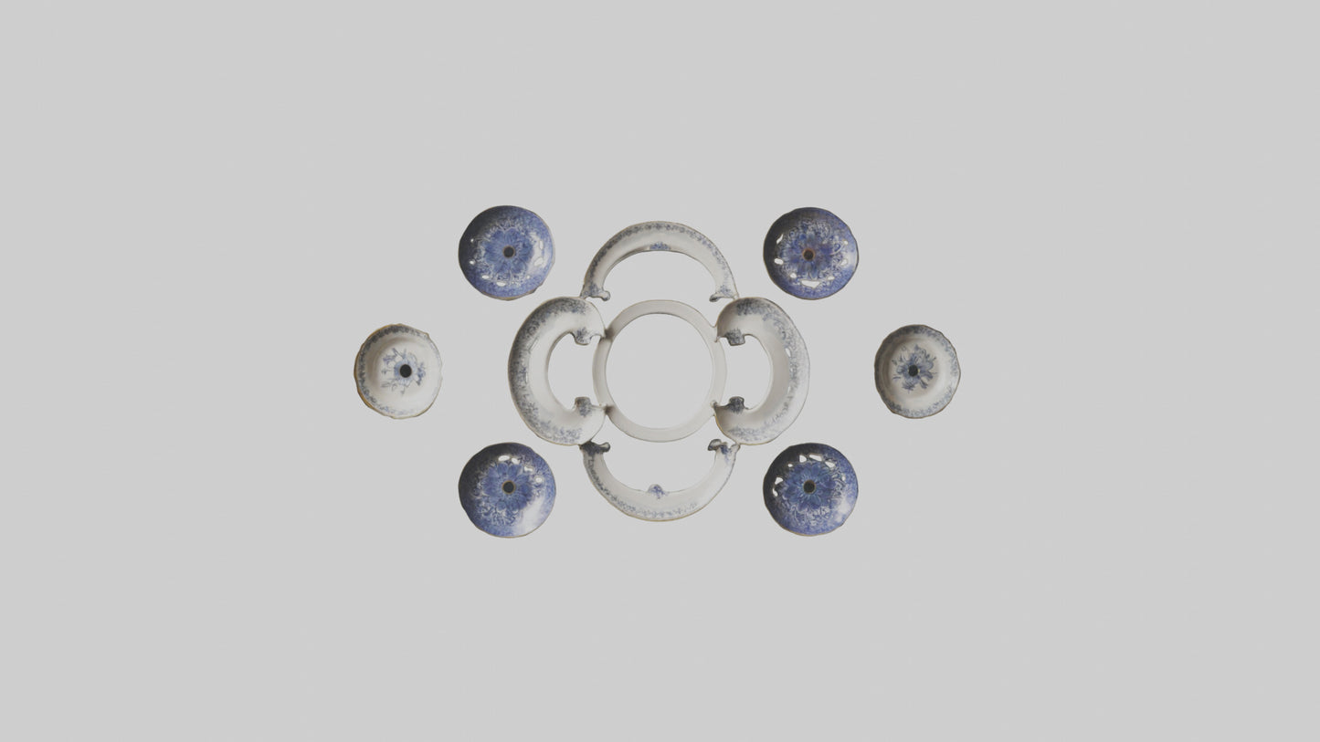 Decorative Wall Plates VR / AR / low-poly