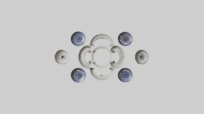 Decorative Wall Plates VR / AR / low-poly