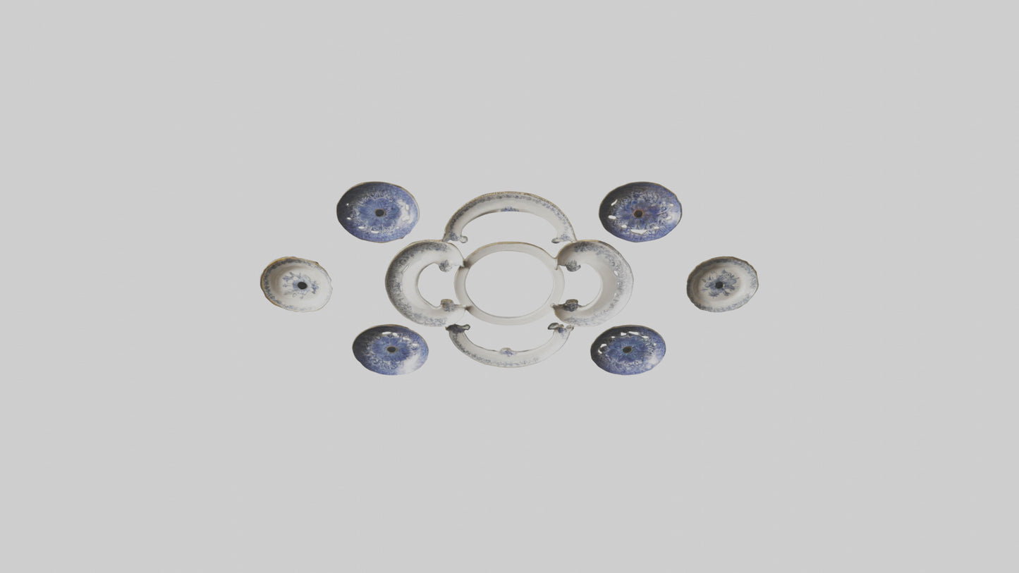 Decorative Wall Plates VR / AR / low-poly