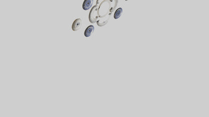 Decorative Wall Plates VR / AR / low-poly