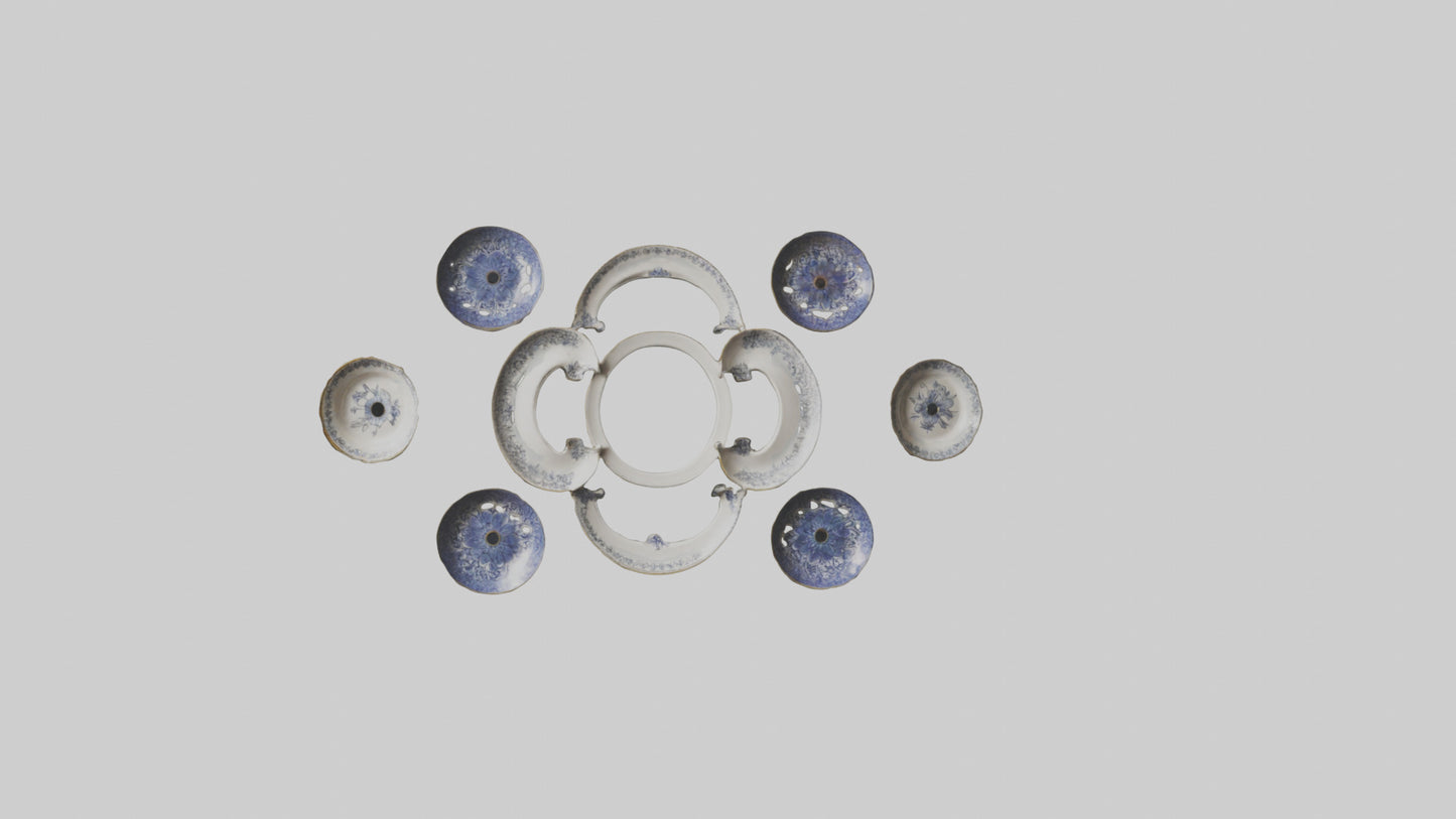 Decorative Wall Plates VR / AR / low-poly