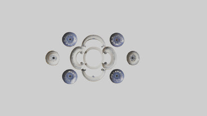 Decorative Wall Plates VR / AR / low-poly