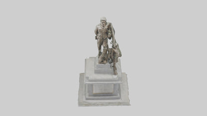 3D model Defenders of Peace monument model VR / AR / low-poly
