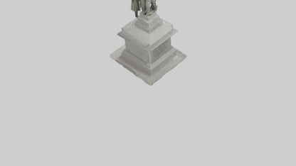 3D model Defenders of Peace monument model VR / AR / low-poly
