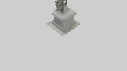 3D model Defenders of Peace monument model VR / AR / low-poly