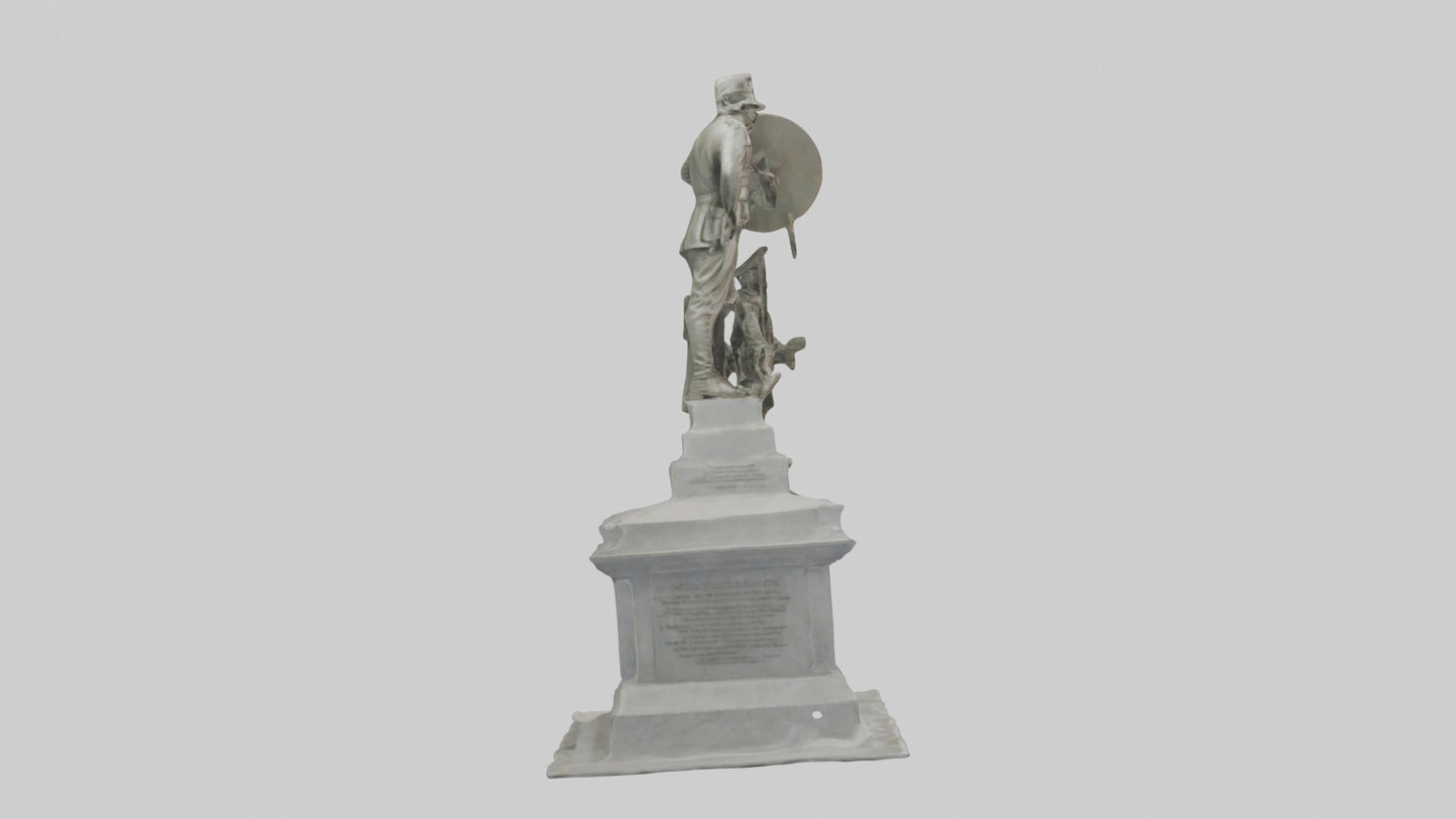 3D model Defenders of Peace monument model VR / AR / low-poly