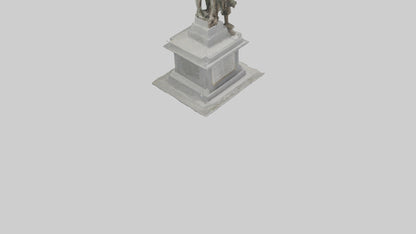 3D model Defenders of Peace monument model VR / AR / low-poly
