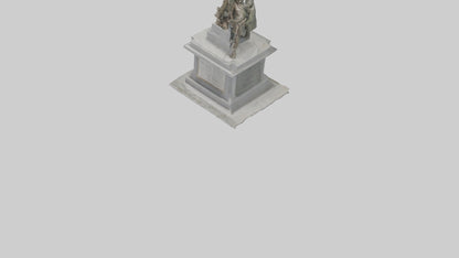 3D model Defenders of Peace monument model VR / AR / low-poly