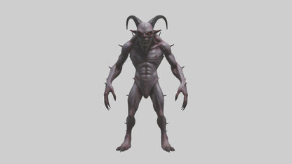 3D model Deformed Demon model VR / AR / low-poly
