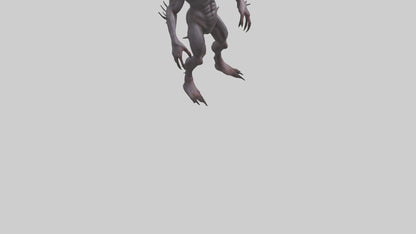 3D model Deformed Demon model VR / AR / low-poly