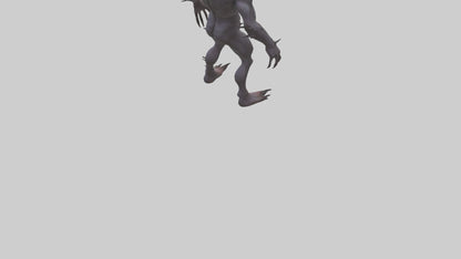 3D model Deformed Demon model VR / AR / low-poly