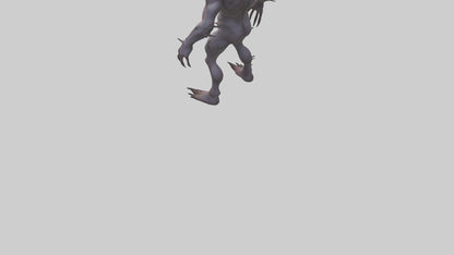 3D model Deformed Demon model VR / AR / low-poly