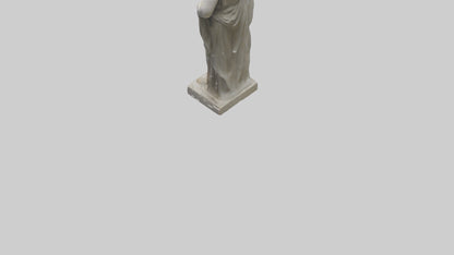 Delphic Oracle statue model VR / AR / low-poly