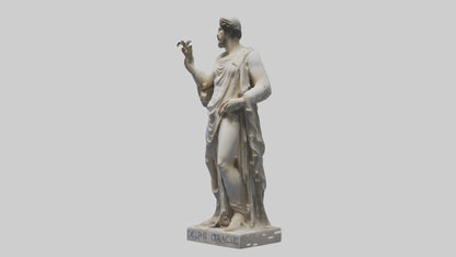 Delphic Oracle statue model VR / AR / low-poly