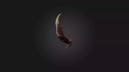 3D model Demon Horn VR / AR / low-poly