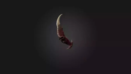 3D model Demon Horn VR / AR / low-poly