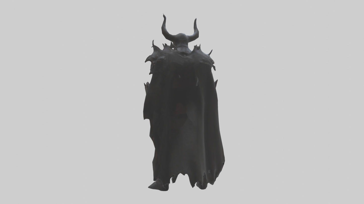 3D model Demon Knight model VR / AR / low-poly