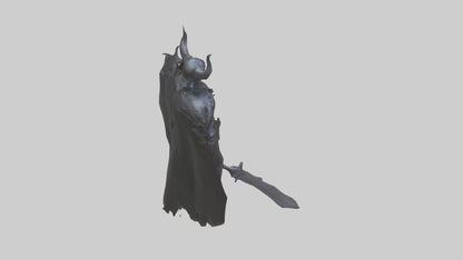 3D model Demon Knight model VR / AR / low-poly