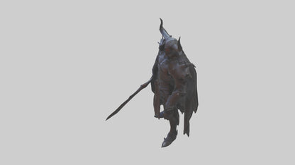 3D model Demon Knight model VR / AR / low-poly