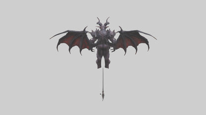 Demon Lord model VR / AR / low-poly