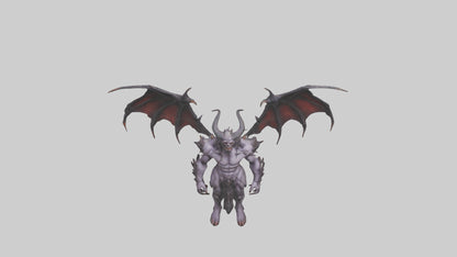Demon Lord model VR / AR / low-poly