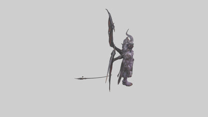 Demon Lord model VR / AR / low-poly