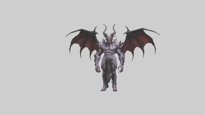 Demon Lord model VR / AR / low-poly
