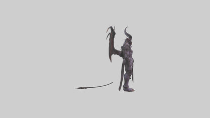 Demon Lord model VR / AR / low-poly