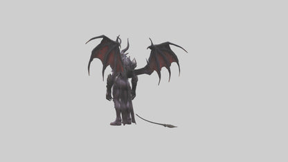 Demon Lord model VR / AR / low-poly