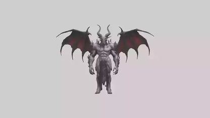 Demon Lord model VR / AR / low-poly