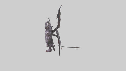 Demon Lord model VR / AR / low-poly