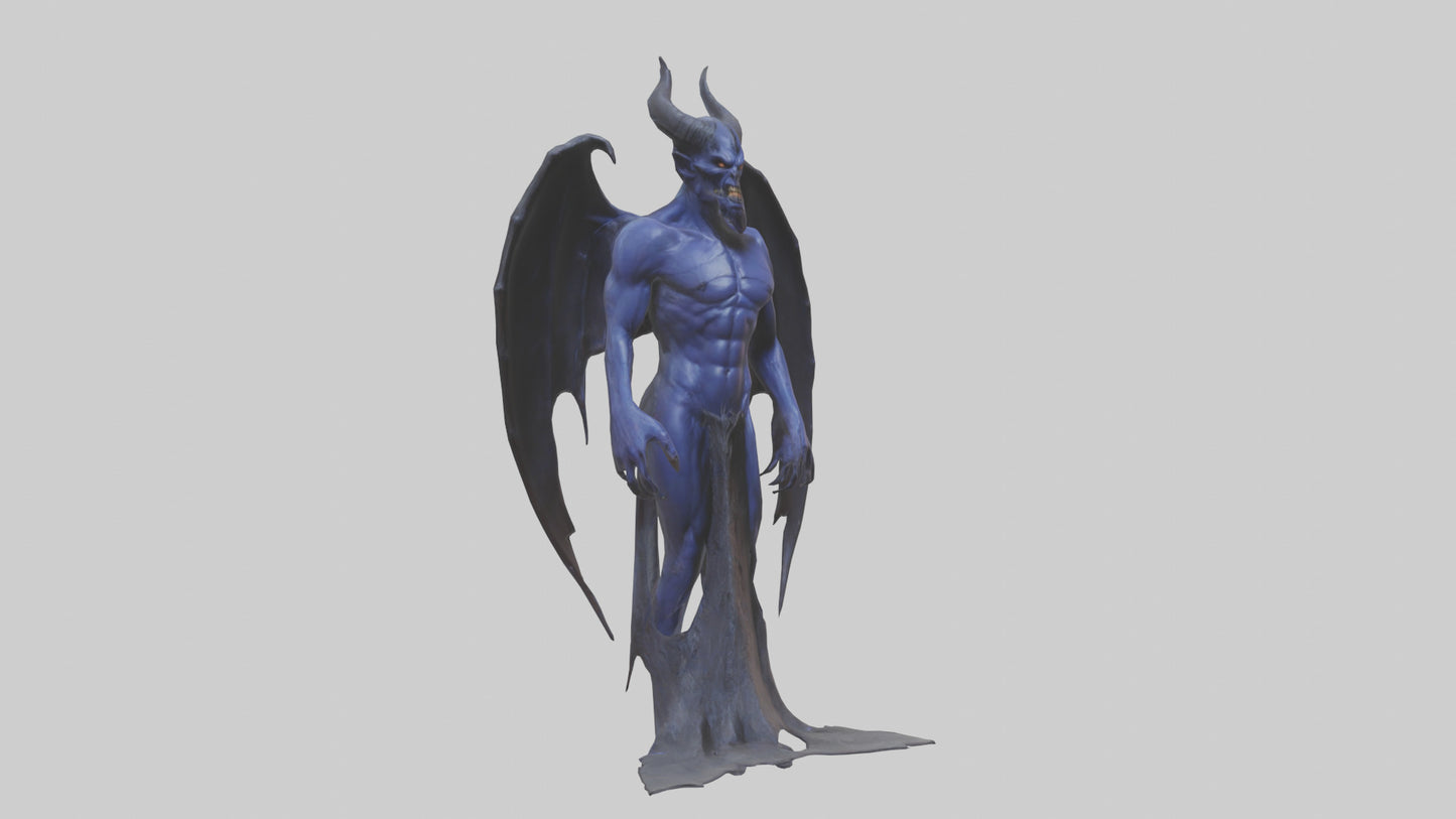 Demon of Night model VR / AR / low-poly