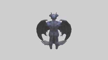 Demon of Night model VR / AR / low-poly