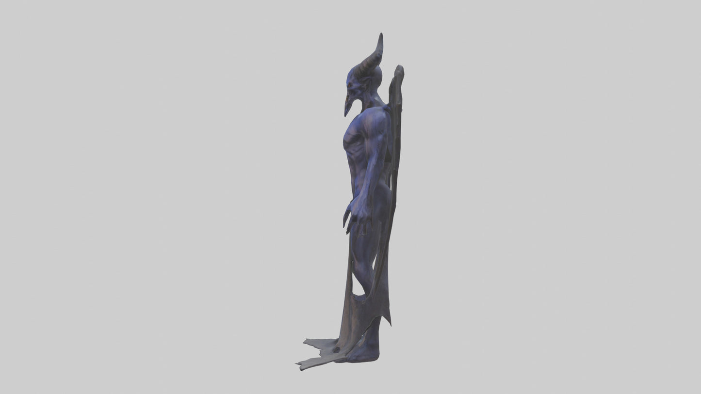 Demon of Night model VR / AR / low-poly