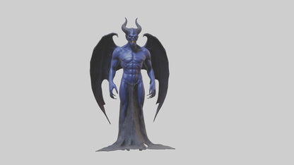 Demon of Night model VR / AR / low-poly