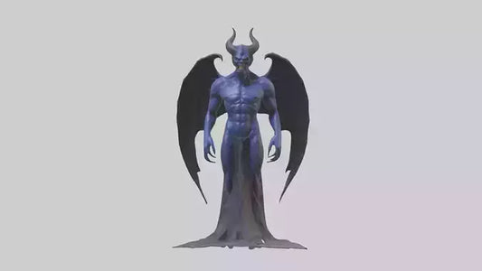 Demon of Night model VR / AR / low-poly